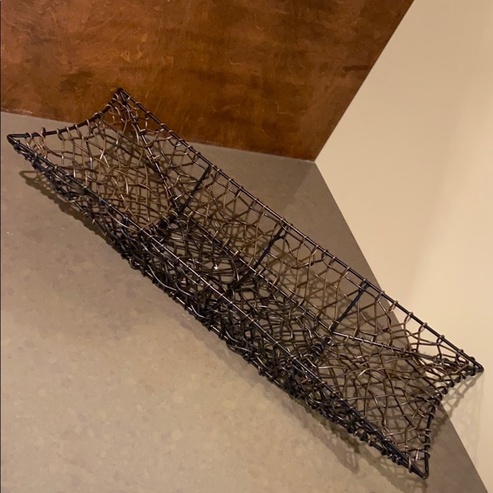 Abstract brown basket